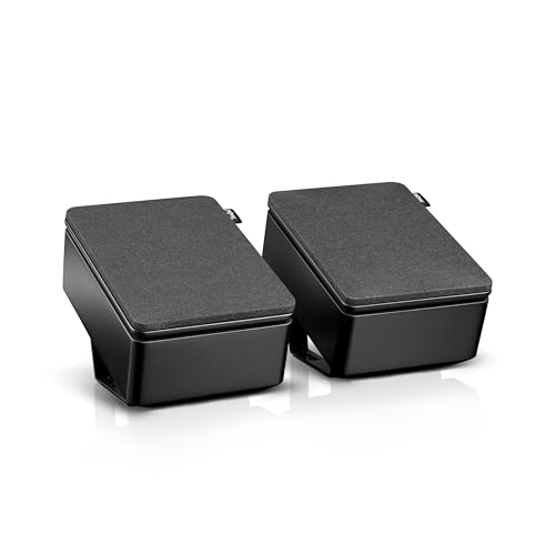 Teufel REFLEKT 2 Dolby Atmos Lautsprecher-Paar mit Dolby Atmos, als Presence Speaker, Front-Height-Speaker oder normaler Rear-Lautsprecher verwendet Werden, Heimkino System-Lautsprecher (Schwarz)