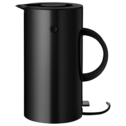 Stelton EM77 Electric Kettle - Water Heater, Hot Beverage Container, Coffee Pot, Tea Jug - Fast Boiling, Low Energy Consumption, Removable Limescale Filter, Safety Switch - 1.5 Litre (White, UK plug) Cover
