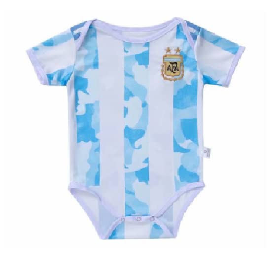 dreamechoArgentina Blue Sports Soccer Football Infant Baby Bodysuit Jersey Kit Boys Girls
