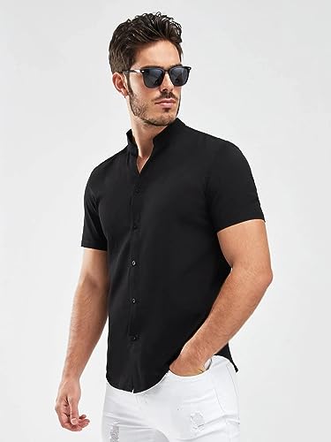 Image of J B Fashion Shirt for Men|| Casual Shirt for Men|| Men Stylish Shirt || Men Printed Shirt(Half-Plain)