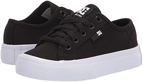 DC Boy's Manual Youth Skate Shoe, Black/White, 1 Big Kid | Image 6