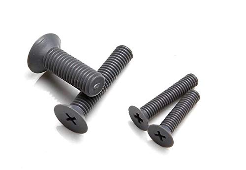 5pcs M8 cross countersunk head screw plastic phillips screws antiseptic acid and alkali resistant PVC bolts bolt 12-50mm length - (Size: M8x12mm)