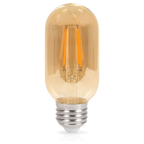 Hong-in T45 Dimmable LED Light Bulbs 6W 2700K Warm White,E26 Base 120Volts LED Bulb for Industrial Touch Control Table Lamps Crystal Table Lamp Floor Lamp Cover