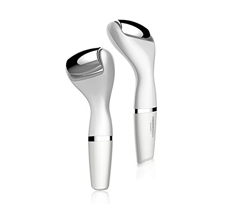 Face & Body Sonic Vibration and Microcurrent Massager with Stainless Steel Roller, FDA