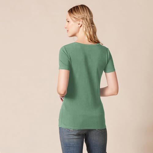 Image of Amazon Essentials Women's Regular-Fit Short-Sleeve V-Neck T-Shirt, Multipacks