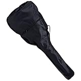 Vaguelly オックスフォード布製ギターバッグ 対応 防水 キャリーバッグ アコースティックギター用 通気性 軽量 コンパクト デザイン