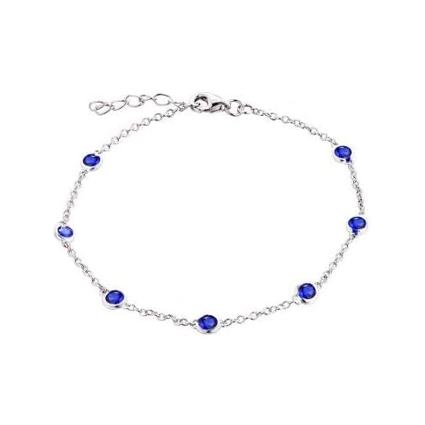 JO WISDOM Pulsera Plata de ley con Circonita 3A Cover