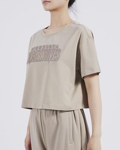 Image of Pro Standard NBA Womens Womens NBA Neutral Cotton Short Sleeve Boxy Tee