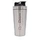 GymBeam Edelstahl Protein Shaker – 750 ml, auslaufsicher, BPA-frei, mit Messskala & Mixsieb – langlebig, geruchsneutral, spülmaschinengeeignet – für Protein- & Sportgetränke (Grey)
