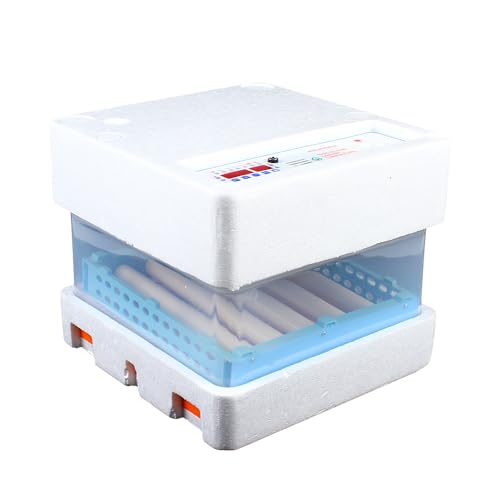 24 Eier Vollautomatische Brutapparat, Flächenbrüter Brüter Inkubator Automatisches Drehung Brutautomat 28,5 X 27,5 X 23,5cm