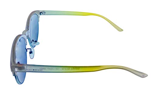 Lucky Brand Womens Round Light Grey Plastic Sunglass Sierra3