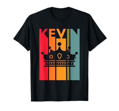 Kevin Idea de regalo para niños y hombres, retro, primer nombre vintage Kevin Camiseta