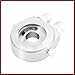 HEROFFIX Universal Car Aluminum Alloy Oil Filter Cooler Sandwich Thread Plate Adapter Oil Cooler Kit Silver Tone M20x1.5 1/8 NPT Replace Parts