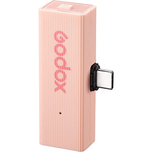 Image of GODOX MoveLink Mini UC 2-Person Wireless Microphone System for Cameras & Mobile Devices (Cherry Pink)