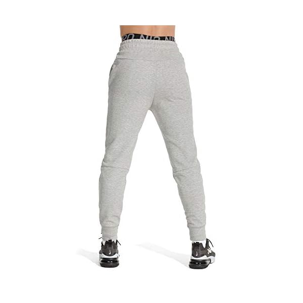 Nike Women's Sportswear Tech Fleece Pants Dark Grey Heather/Matte Silver BV3472-063 (Size: L)