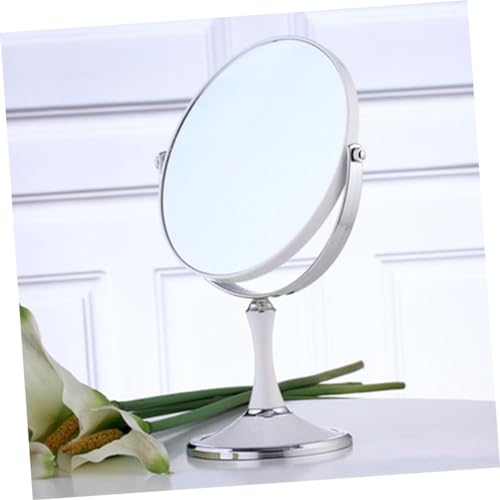 Espejo de Maquillaje Doble Cara 360° 8 Pulgadas Blanco miniatura 3