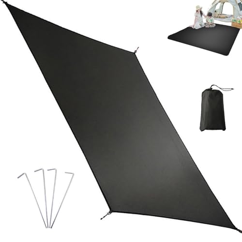 Manta de pícnic, alfombra de pícnic, alfombra de césped impermeable de 78,7 x 59 pulgadas, alfombra ligera antiarena para viajes, camping, senderismo, lavable a máquina
