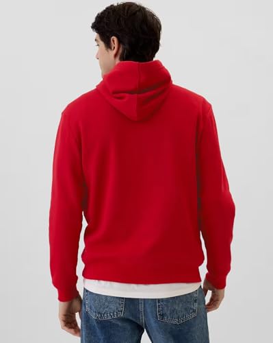 Image of Gap Men Embroidered Relaxed Fit Full Sleeve Hoodie