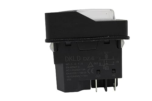 Interrupteur Électromagnétique 4 Broches 16A 250V - Compatible Machines-Outils