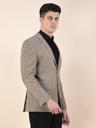 Image of Cantabil Blazer for Men l Premium Casual Blazer Slim Fit Notched Collar Polyester Fabric Solid Pattern