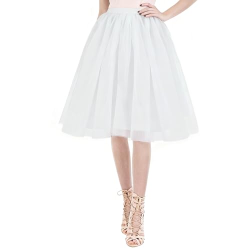 AUYAO Gonna Tulle Donna, Sottogonna Tutu per Carnevale Halloween, Costume da Adulti per Cosplay Balletto Party