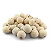 Produktbild Netuno 40 Stück Holzkugeln mit Loch 22 mm Holzkugeln Bastelperlen natürlich rund für DIY Schmuck Makramee zum Basteln Holzperlen mit großem Loch zum Auffädeln Bastelperlen Deko Holzkugeln Natur