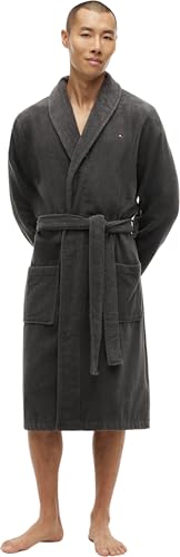 Tommy Hilfiger Icon Bathrobe Grey