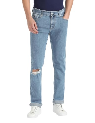 Image of Tommy Hilfiger Men's Mid Rise Straight Jeans