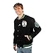 Ultra Game NBA Official Men’s Game Time Varsity Jacket - Unisex, Boston Celtics, Team Color, Large