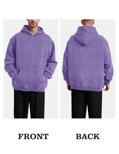 Image of Hatant Oversized Hoodie Sweatshirts for Men Couples Heavyweight Hoodies Pullover Vintage Mens Acid Wash Sweaters Clothes 2026