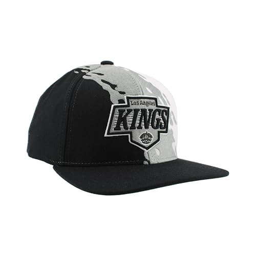 Image of ZHATS NHL Unisex-Adult NHL Officially Licensed Adjustable Snapback Hat Flat Bill Z11 Retro Paintbrush