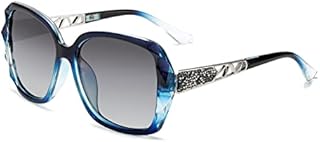 Long Keeper Polarised Sunglasses Womens - Classic Oversized Trendy Ladies Sunglasses with UV Protection Sparkling Large Frame Designer Sunglasses for Women