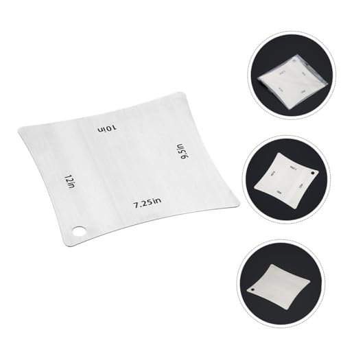 WATIIFUFU ギター用アイアン製指板ラジアスゲージ 耐久性弦高 ネック平面測定ツール 軽量携帯可能 ギターアクセサリー 弦楽器製作者向け