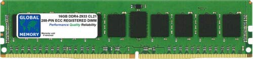 16GB DDR4 2933MHz PC4-23400 288-PIN ECC REGISTERED DIMM (RDIMM) PAMIĘĆ RAM DLA SERWERY/STACJE ROBOCZE/PŁYTY GŁÓWNE