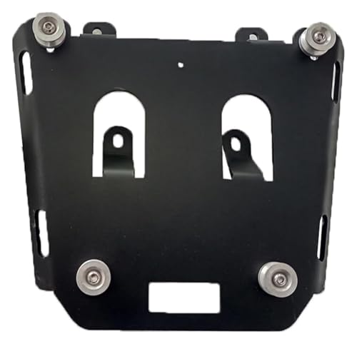 Motorra Gepäckträger hinten Für VOGE DS300 DS 300 300DS Gepäckträger Heckkoffer Topcase Satteltasche Seitentaschenhalterung Aus Edelstahl Heckablage(Black Top Rack)