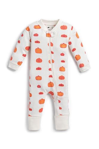 Image of MONICA + ANDY One Piece Baby Pajamas, 100% Organic Baby Clothes for Girls and Boys, Sizes For Newborn and Infant