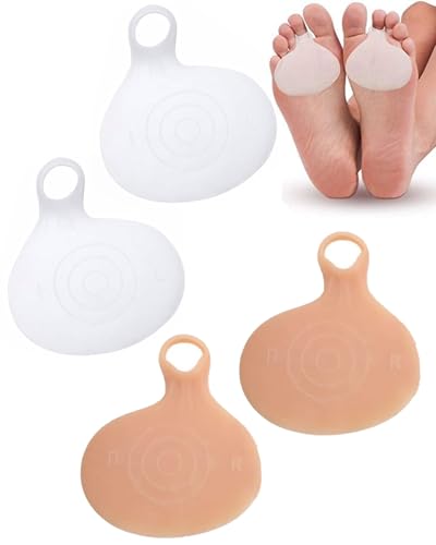 ZEXIJOW Separadores de dedos elásticos de silicona para aliviar el dolor,Almohadillas unisex para pies,Almohadillas metatarsianas,Plantillas suaves para el antepié,Plantillas de gel para pies