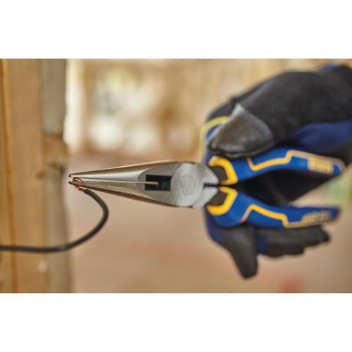 Alicates de punta larga Irwin Vise-Grip 1968337 de 8 " para corte de cables y electricidad 4