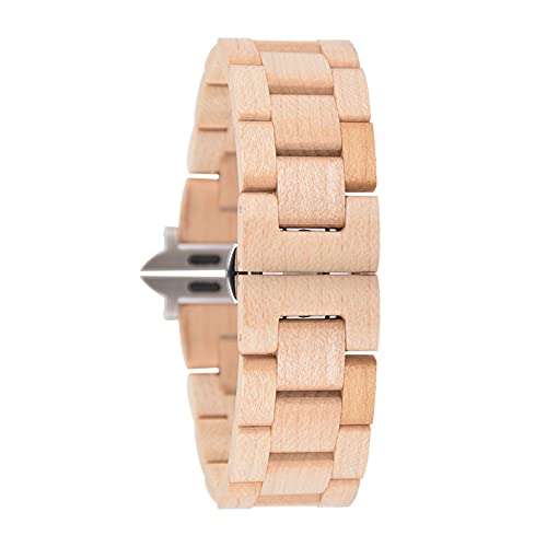 EdwardKwok Natural Maple Wooden Apple Watch Band 42–49mm