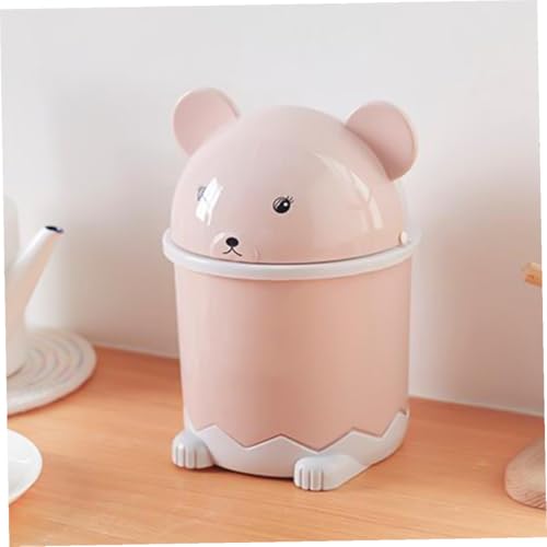 Caneca de Basura Compacta Plástica Rosa Panda miniatura 5