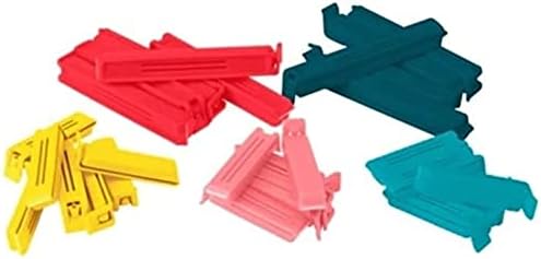 eLisa8 2 x Food Sealing clip, set of 30, assorted colours, assorted sizes