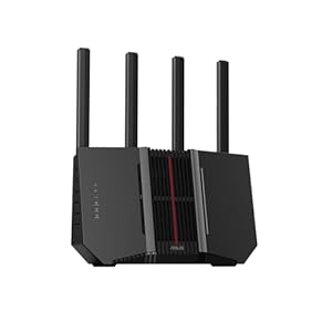 ASUS RT-BE92U BE9700 Tri-Band WiFi 7 Router, Supports New 320MHz Bandwidth & 4096-QAM, MLO, AI WAN Detection, AiMesh Support, Subscription-Free Network Security & Comprehensive VPN Features