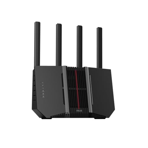 ASUS RT-BE92U BE9700 Tri-Band WiFi 7 Router, Supports New 320MHz Bandwidth & 4096-QAM, MLO, AI WAN Detection, AiMesh Support, Subscription-Free Network Security & Comprehensive VPN Features