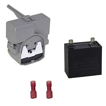 Appliance Repair Part Kit 2319792 W10197428 W10189190 TSD2 Refrigerator Start Relay Device W10662129 Run Capacitor Compatible With Whirlpool Kenmore Welectrolux Refrigerator 241527803 241941003 2319792 2255198 2264017 Frigidaire Start Relay And Capacitor - View #5