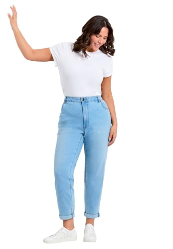 Women's Plus Size Petite Denim Girlfriend Stretch Jean