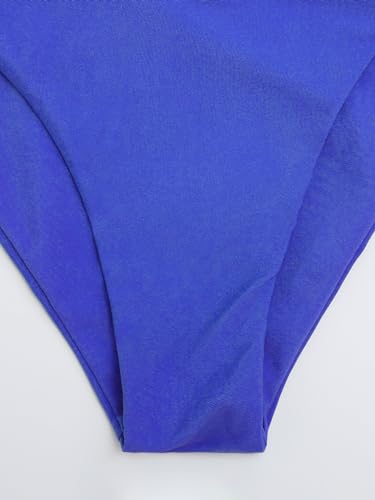 Image of Meetall Women's High Cut String Triangle Bikini Set Swimsuits Sexy Bathing Suits 2 Piece