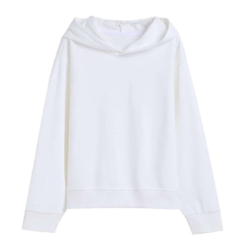 DDAPJ pyju Kids Boys Girls Hoodies Basic Cotton Long Sleeve Pullover Solid Color Lightweight Casual Hooded Sweatshirts Tops