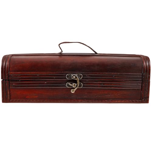 Boîte d'emballage présent en bois précieux et finitions vintage Homoyoyo