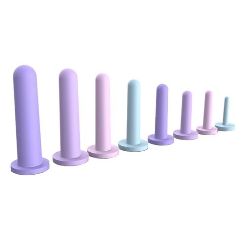 Set de 8 ejercicios para los músculos del suelo pélvico femenino, con 8 tensores de diferentes tamaños, dispositivo de fortalecimiento del suelo pélvico femenino ESAA1 (8-piece Set)