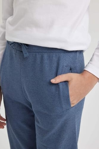 Short garçon DeFacto B7783A8 en toile denim souple bleu clair